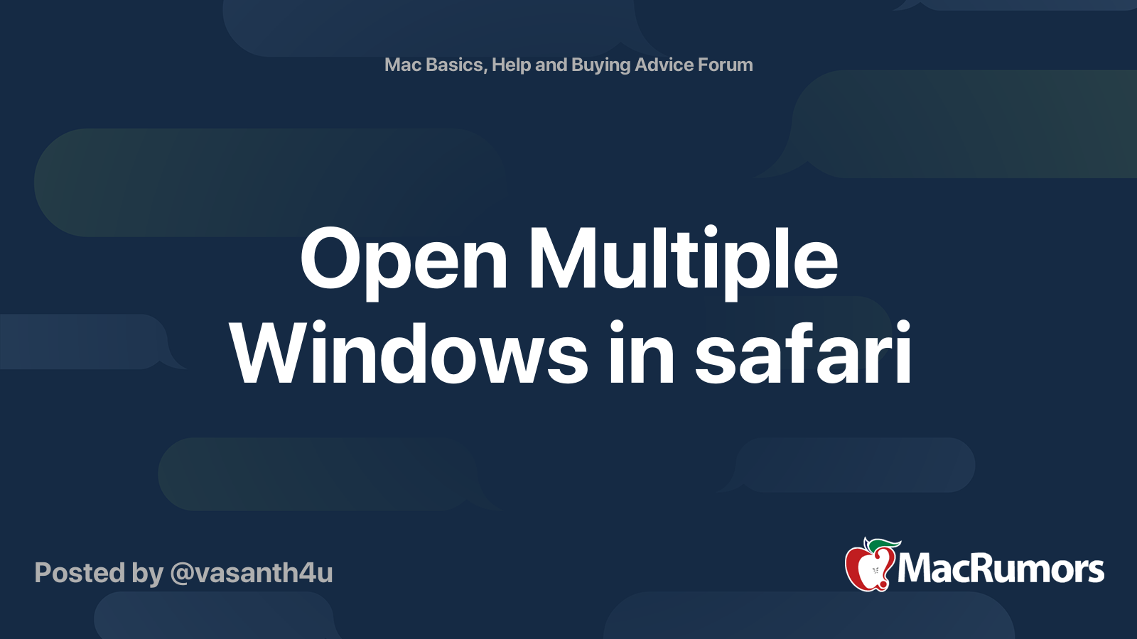 safari multiple windows