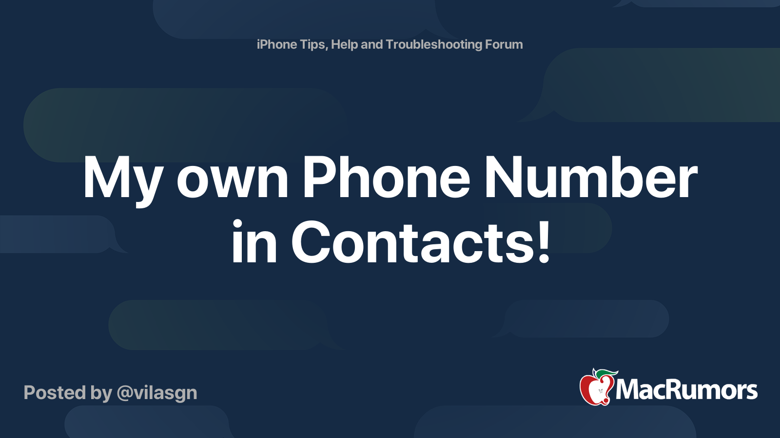 how to my own phone number
