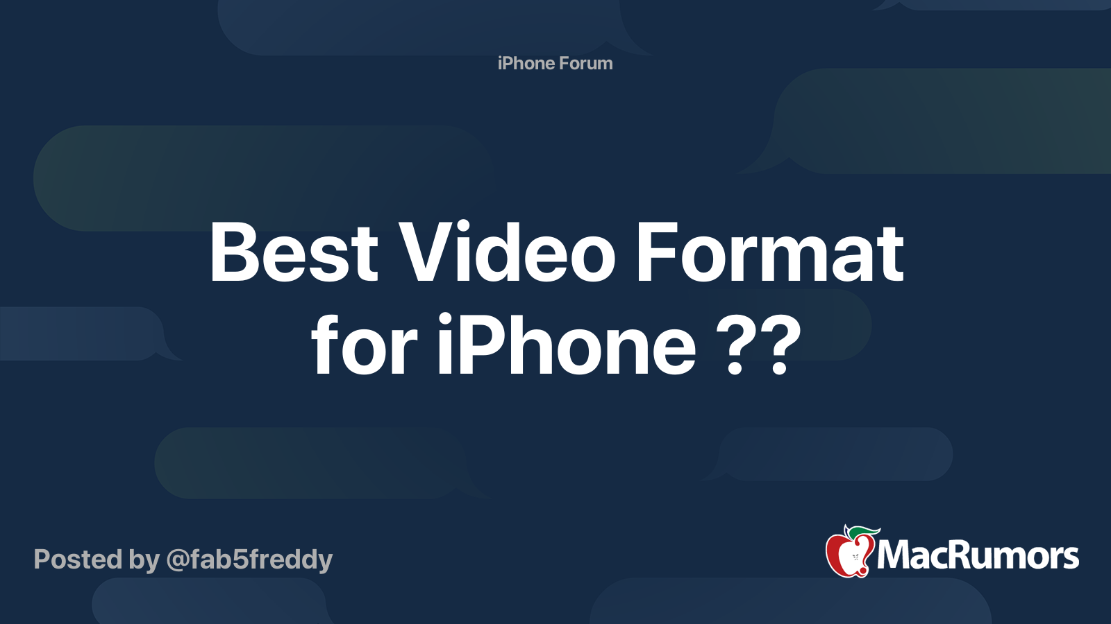 best video format iphone 13 pro