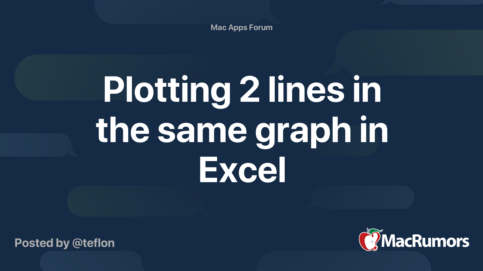 plotting-2-lines-in-the-same-graph-in-excel-macrumors-forums