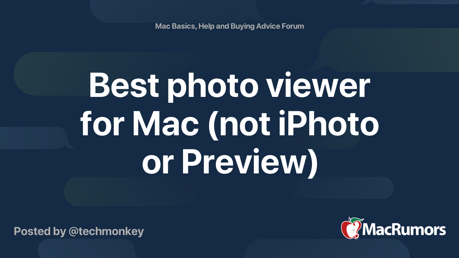 Best photo viewer for Mac (not iPhoto or Preview) MacRumors Forums