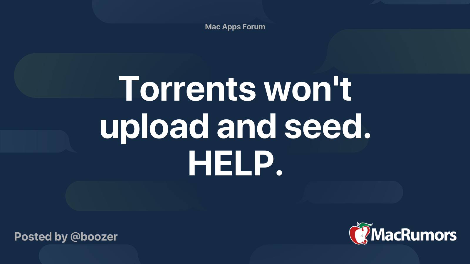 mac torrents wont work