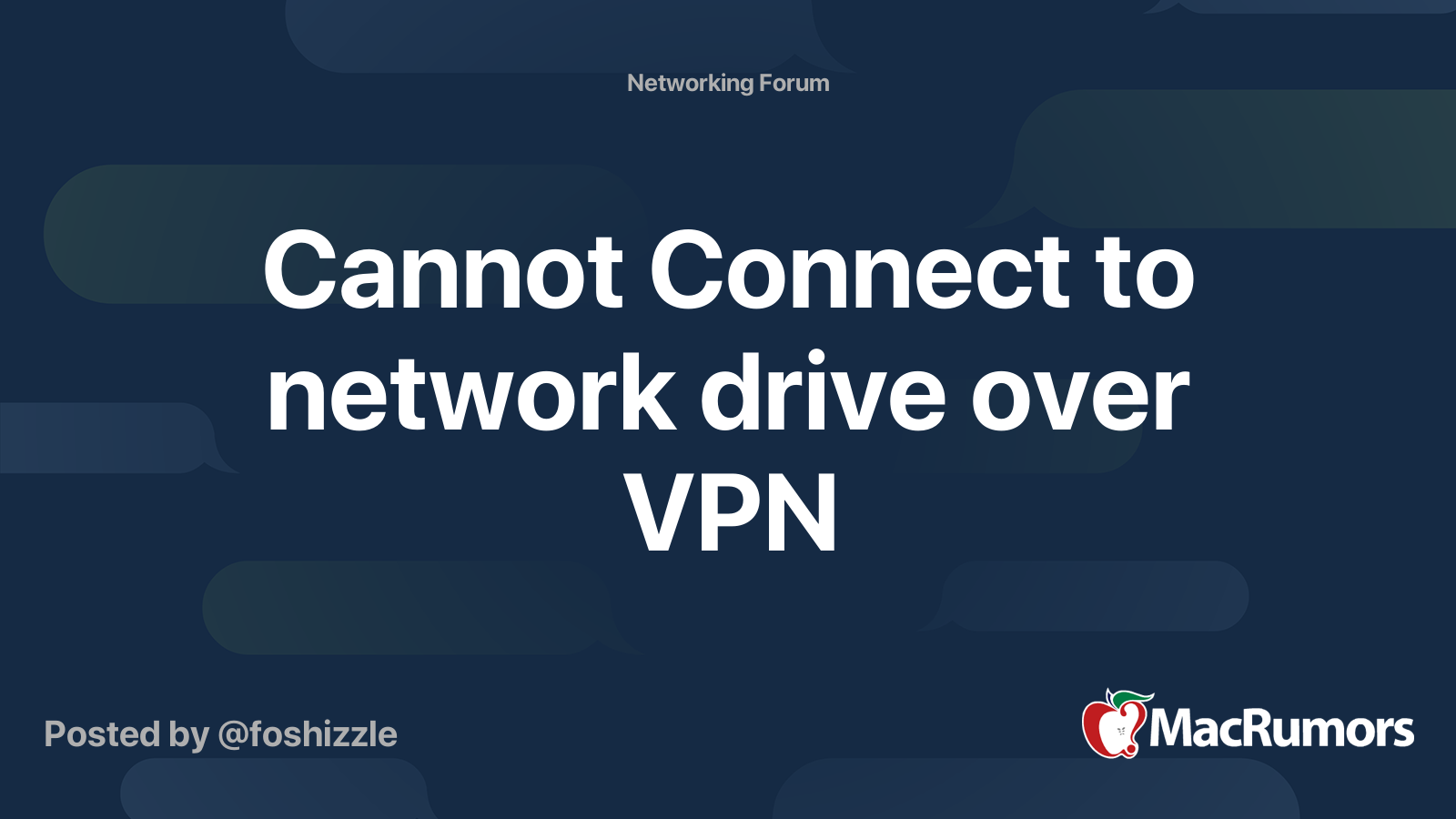 connect to network drive over vpn