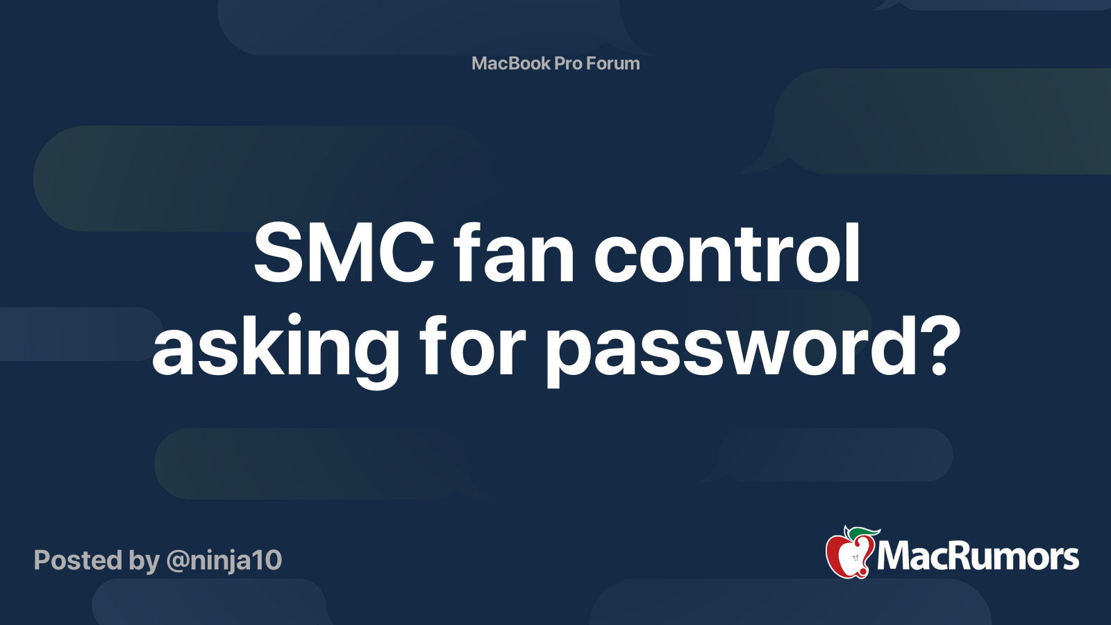 Smc fan best sale control macbook