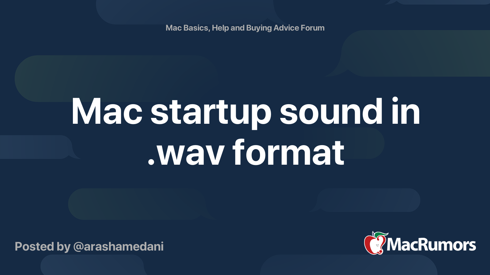 Mac startup sound wav