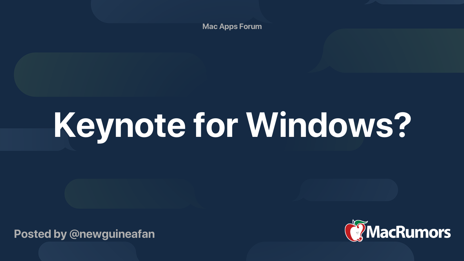 Можно ли установить keynote на windows