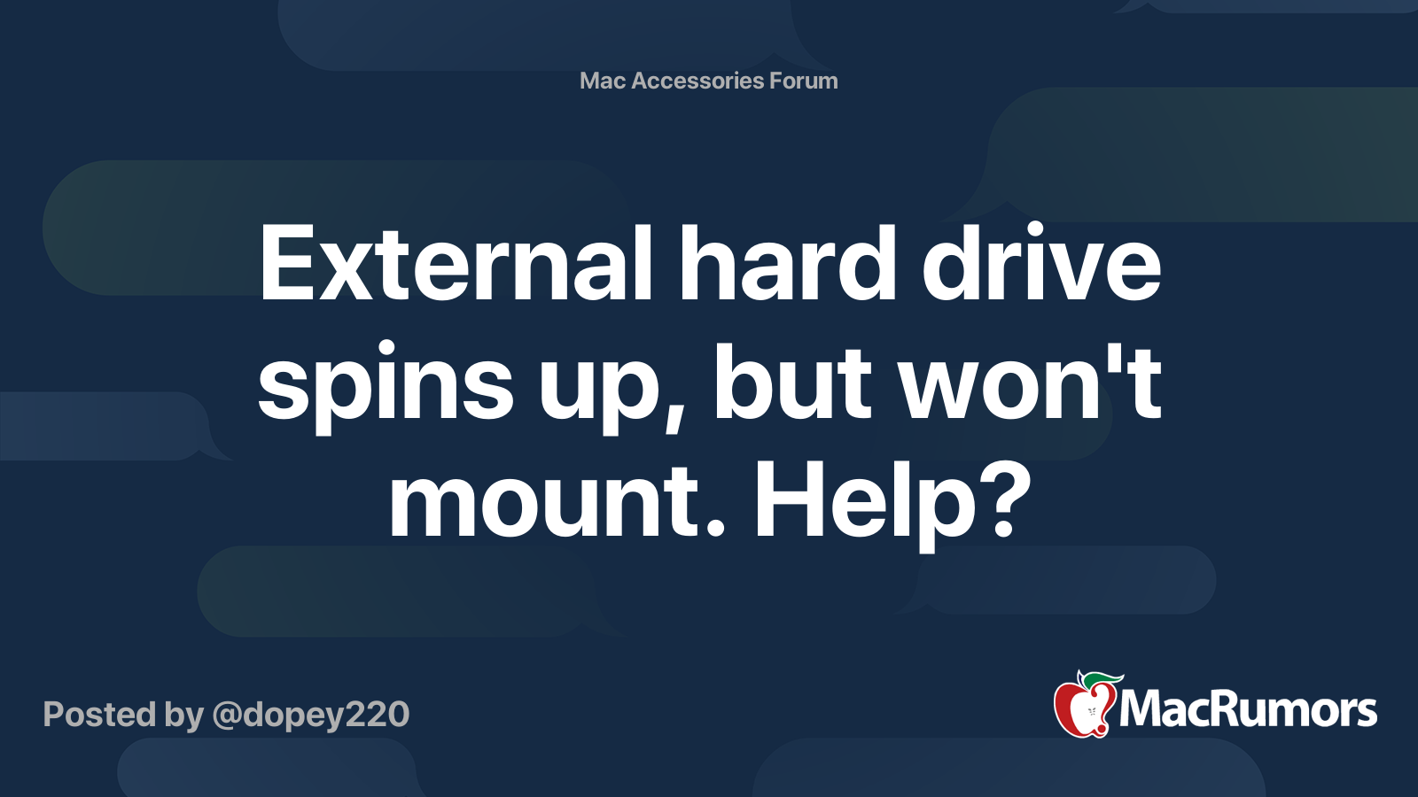 Drive Won T Mount Mac werohmedia