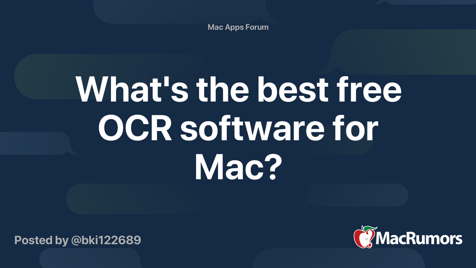 Free ocr program for mac downloads