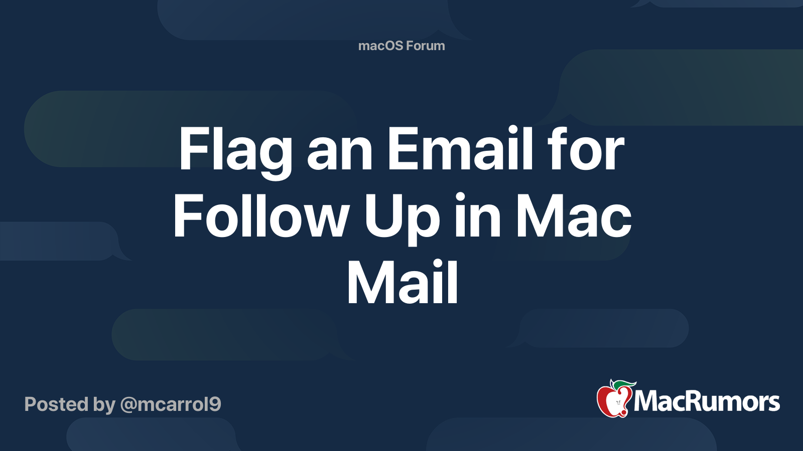 flag email for follow up outlook mac