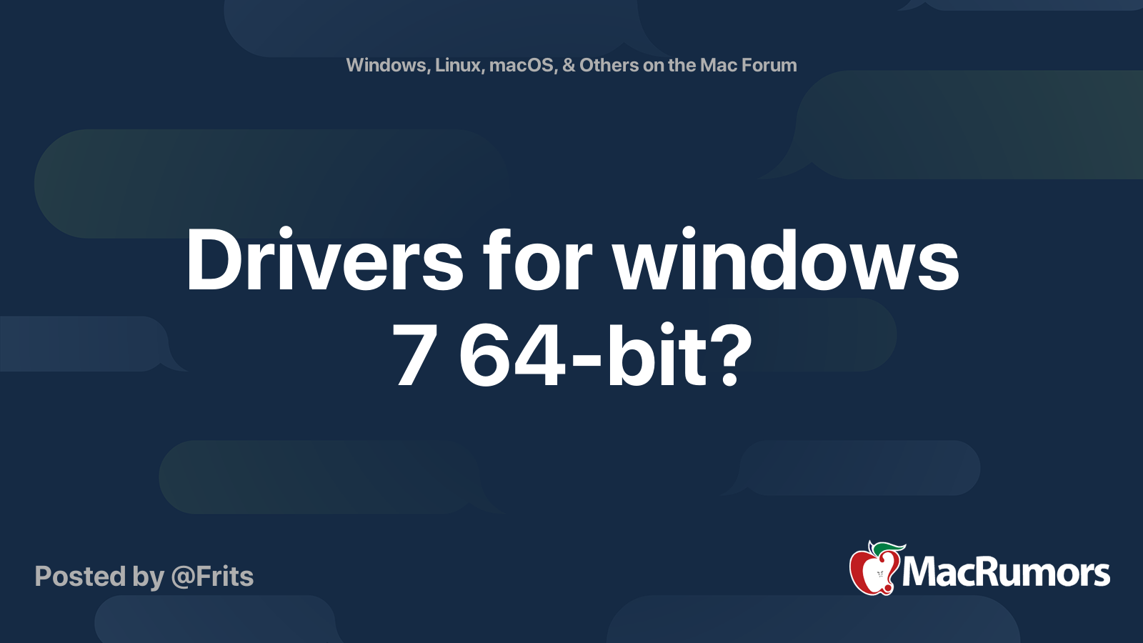 drivers for windows 7 64-bit download