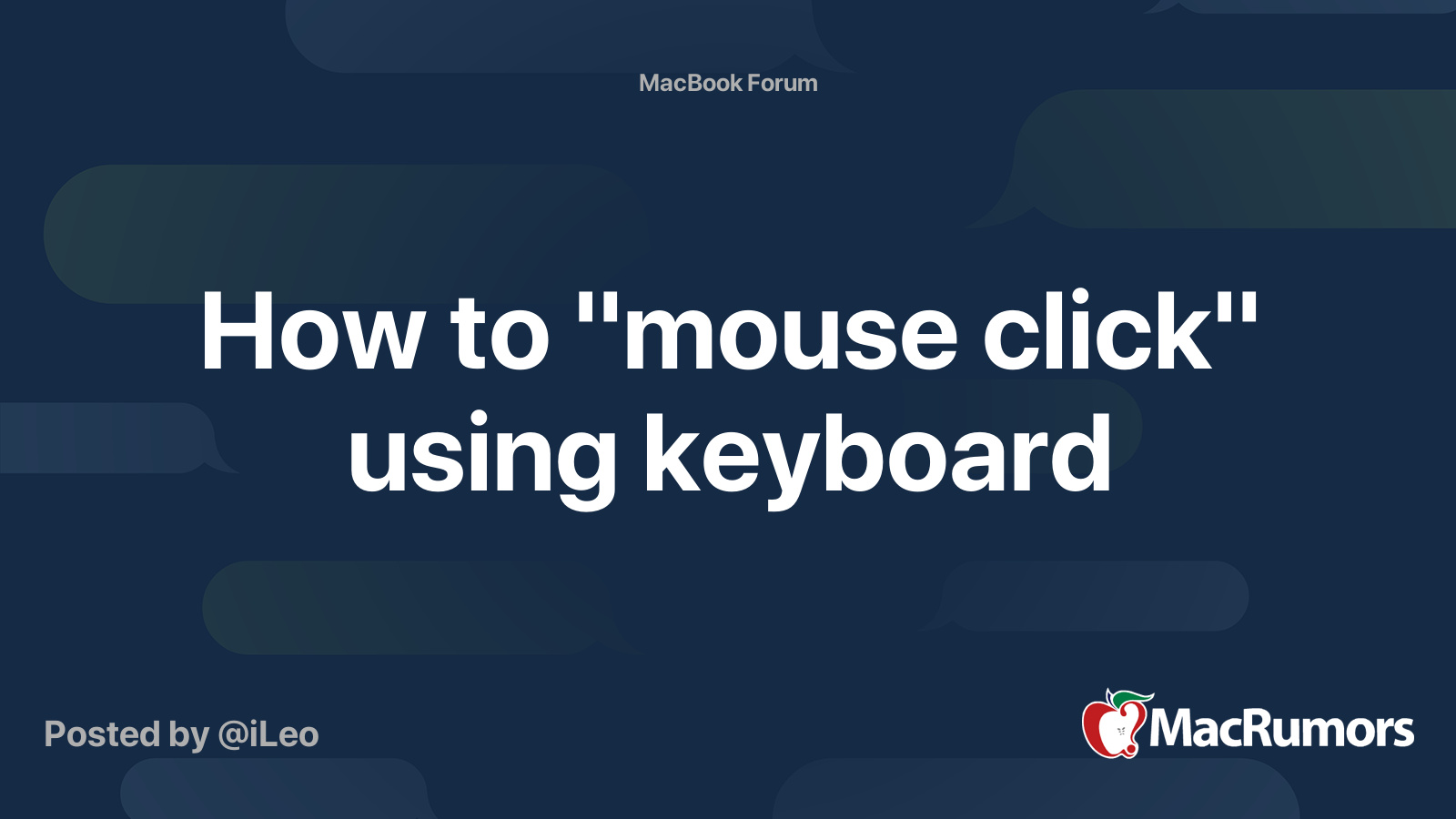 Mac Mouse Clicker with Keyboard Shortcut