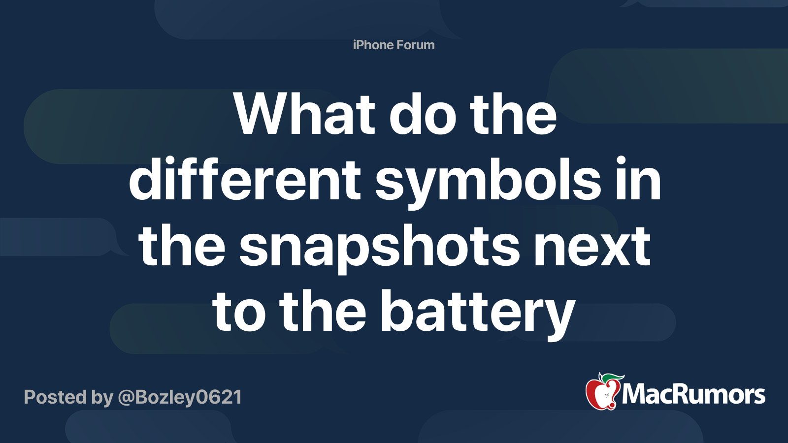 what-do-the-different-symbols-in-the-snapshots-next-to-the-battery