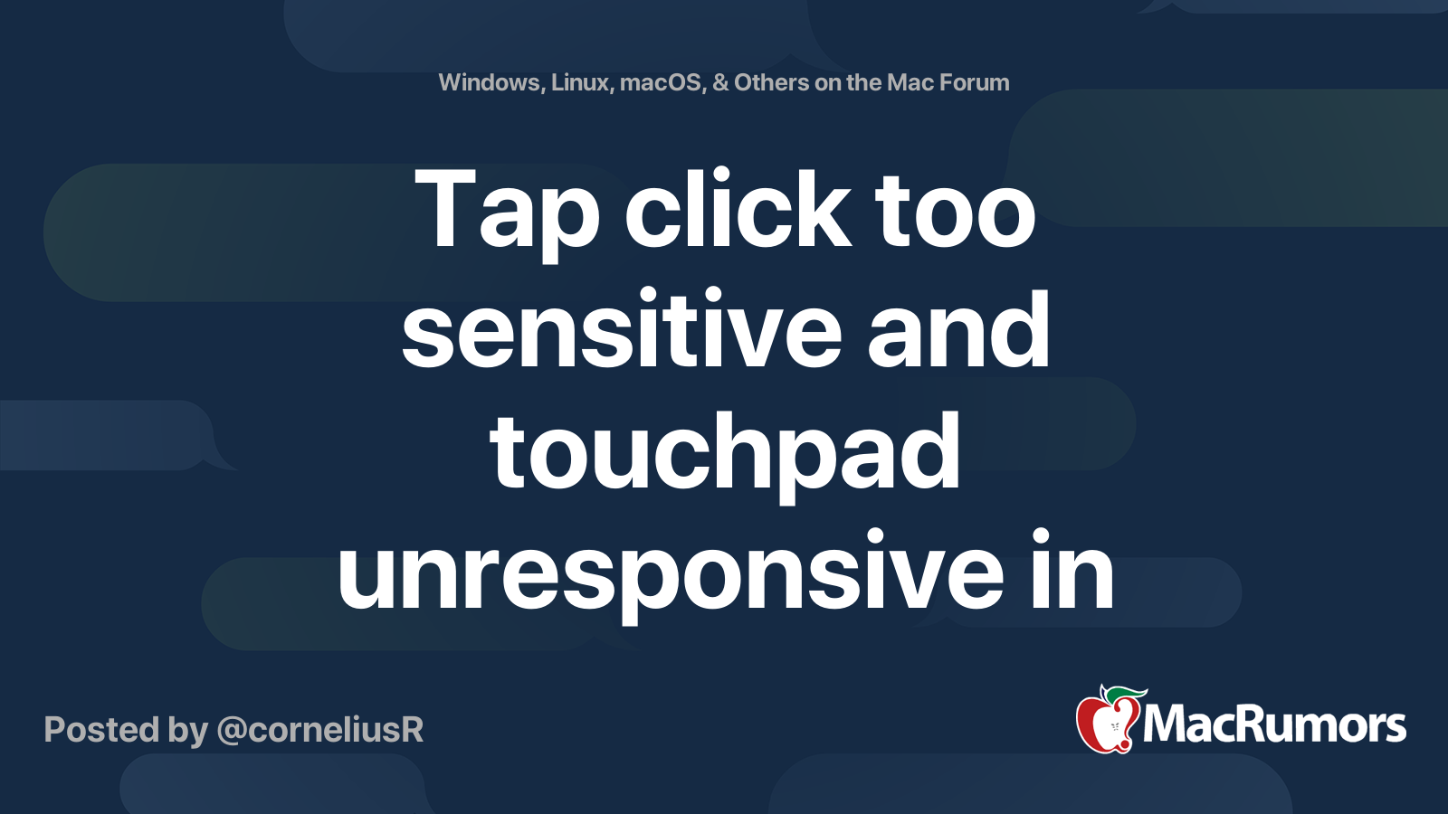 Tap click too sensitive and touchpad unresponsive in Windows
