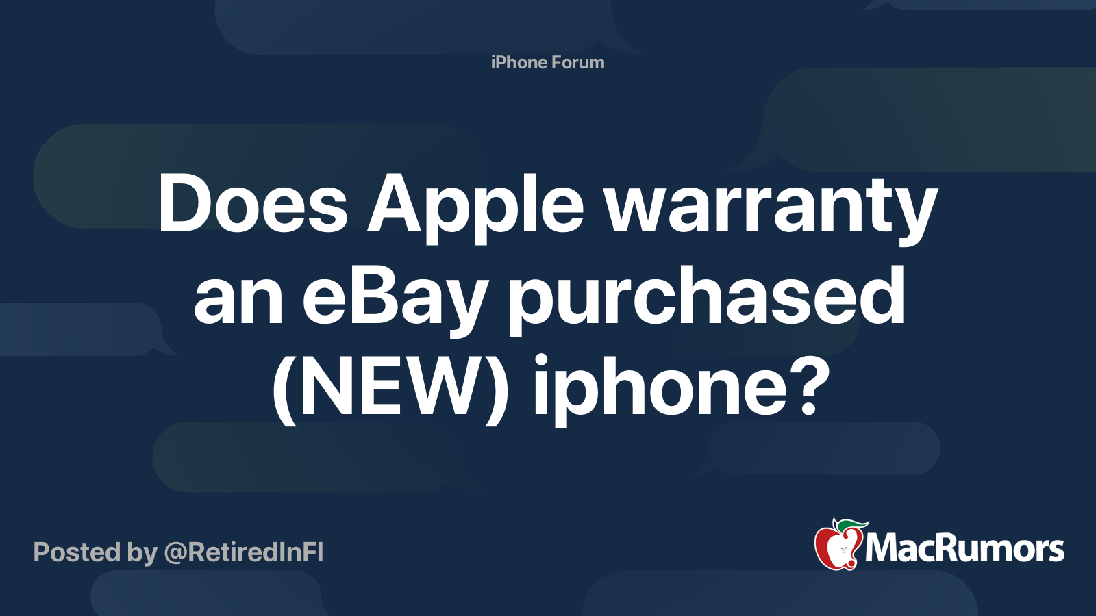 does-apple-warranty-an-ebay-purchased-new-iphone-macrumors-forums