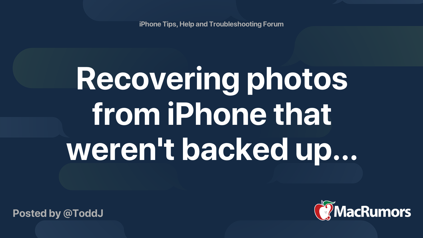 Iphone not backed up что это