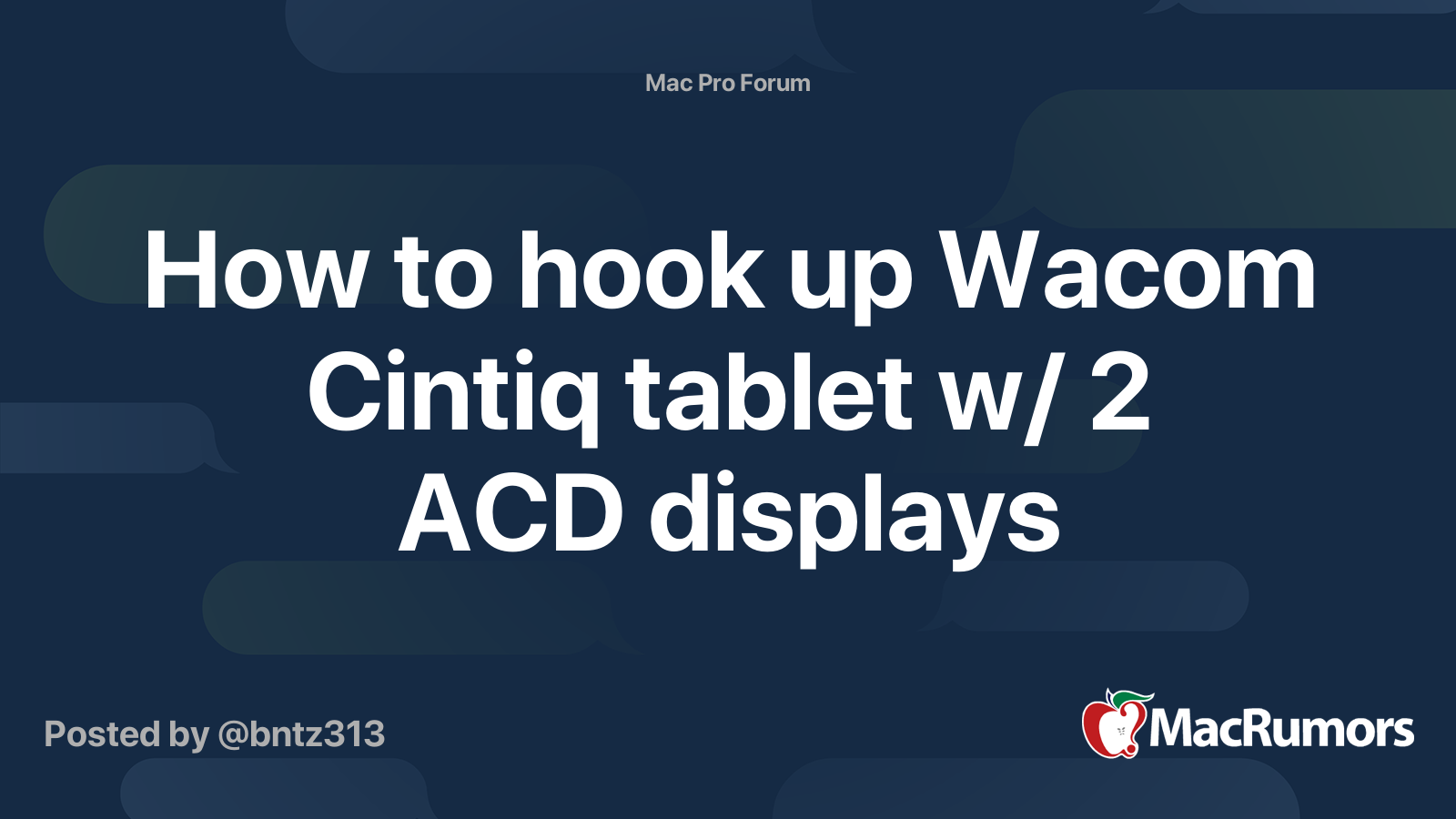 how-to-hook-up-wacom-cintiq-tablet-w-2-acd-displays-macrumors-forums