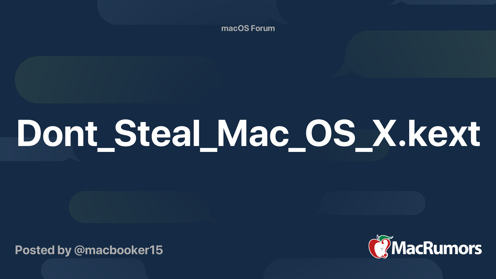 Как открыть kext на mac os