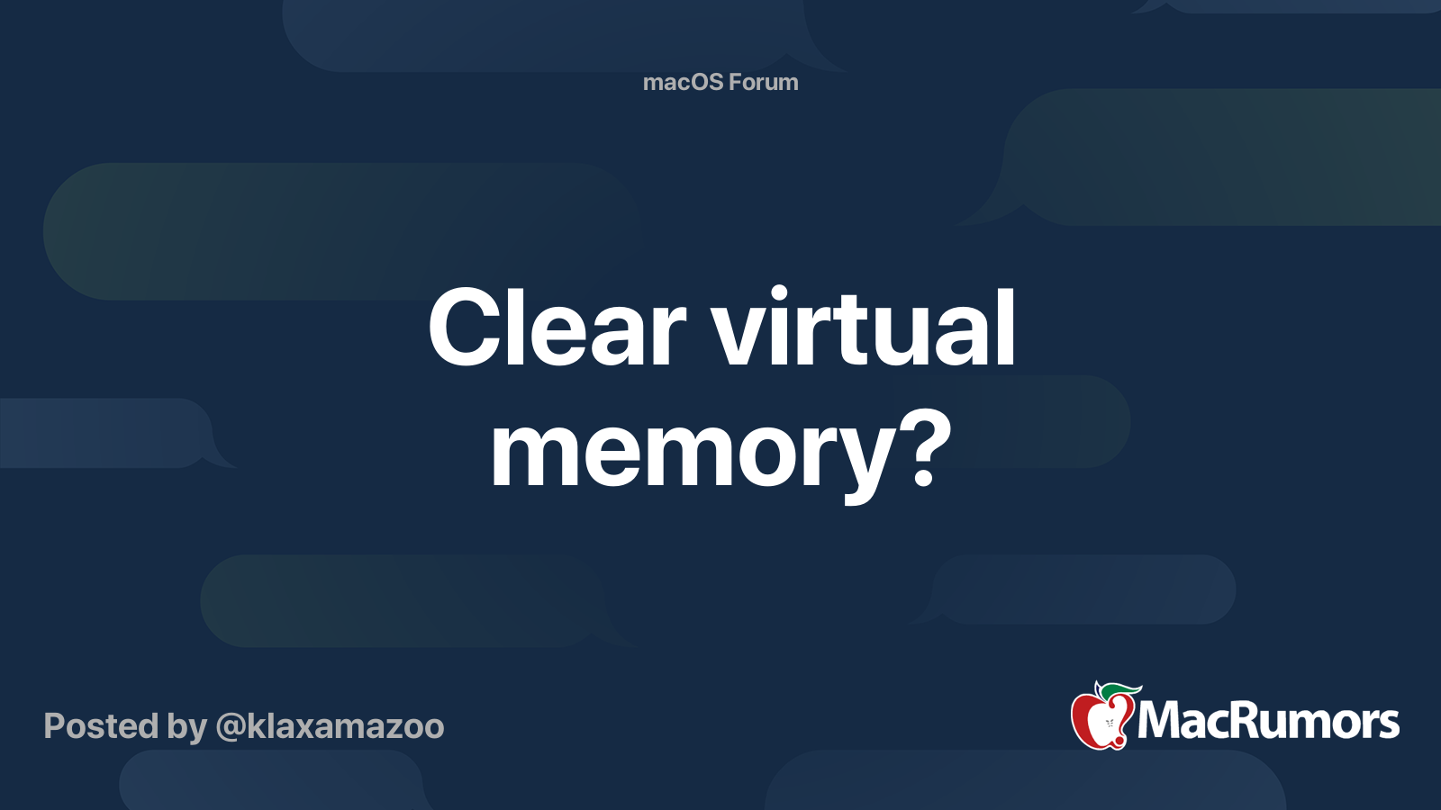 How To Clean Virtual Memory