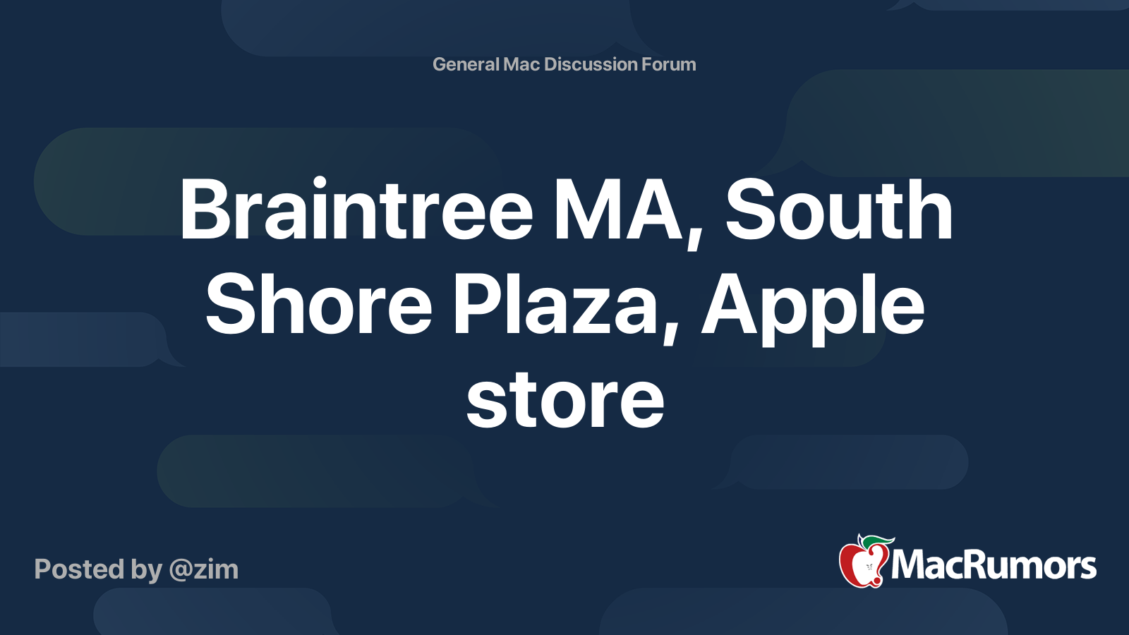 South Shore - Apple Store - Apple