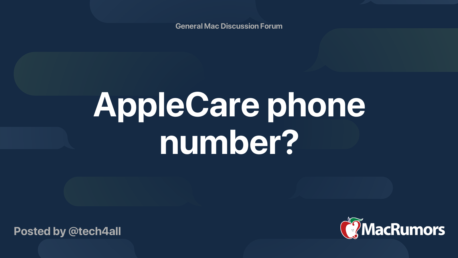 phone number apple care