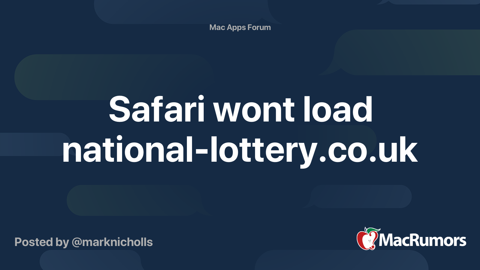 national lottery safari won't open