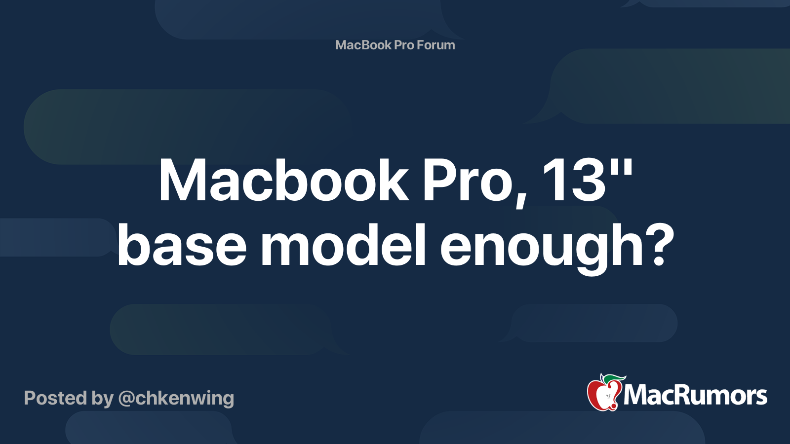 Macbook Pro, 13