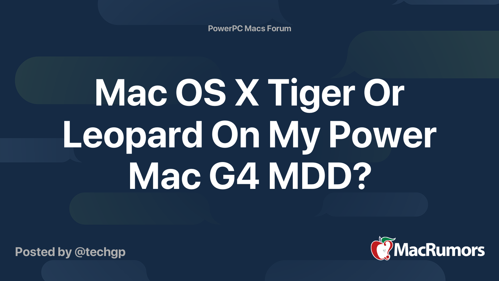 Apple power mac g4