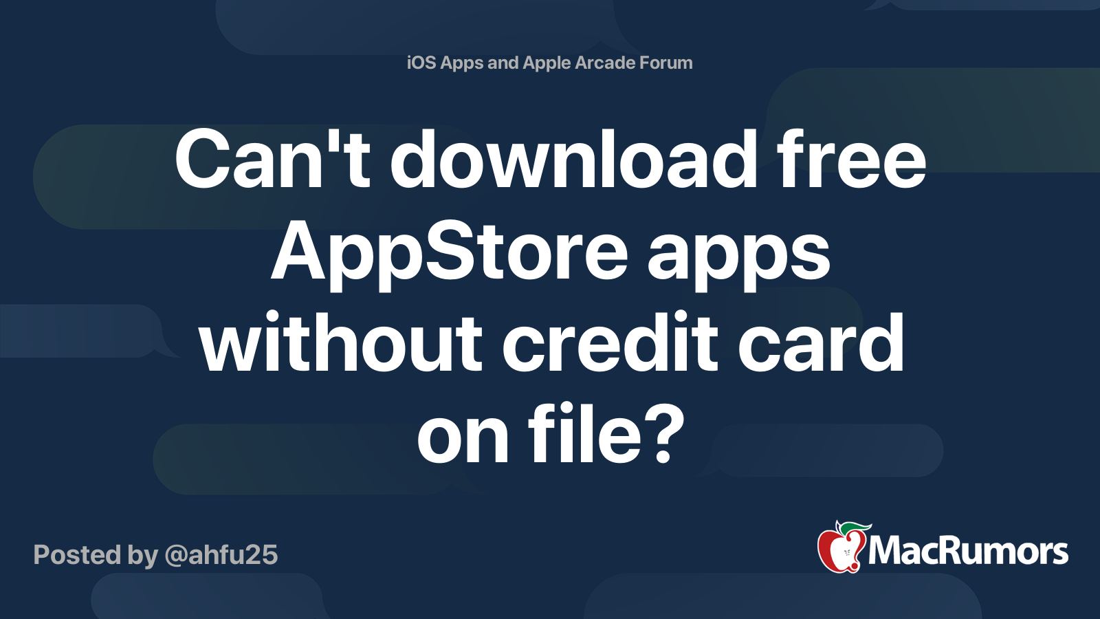 Use the App Store Without a Credit Card