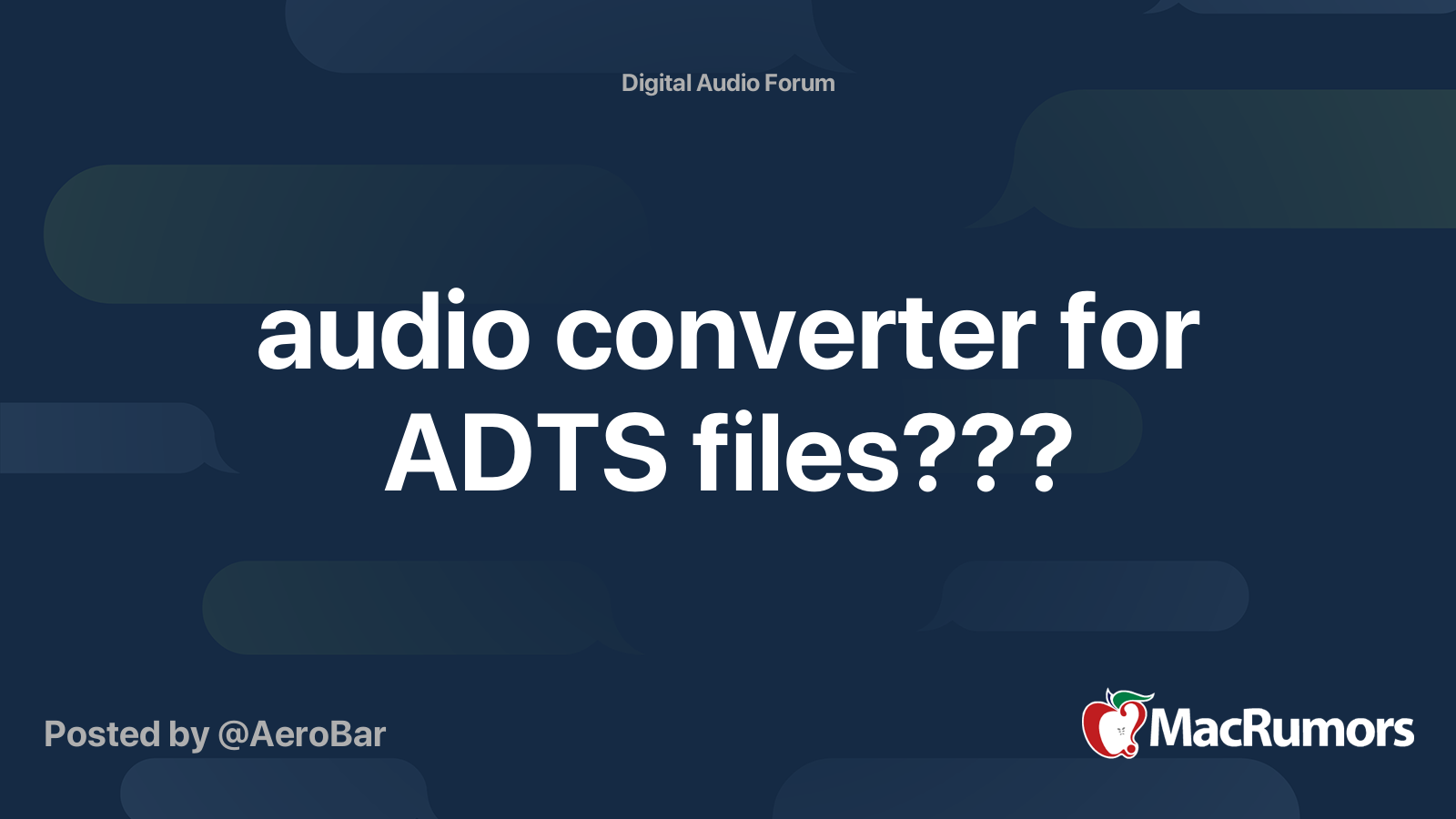 adts audio .aac to mp3 converter