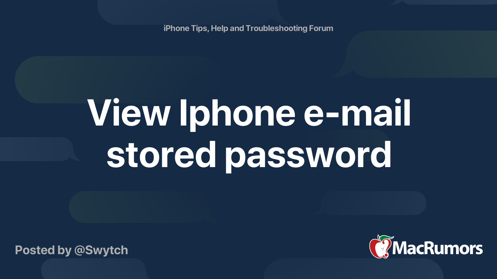 view-iphone-e-mail-stored-password-macrumors-forums