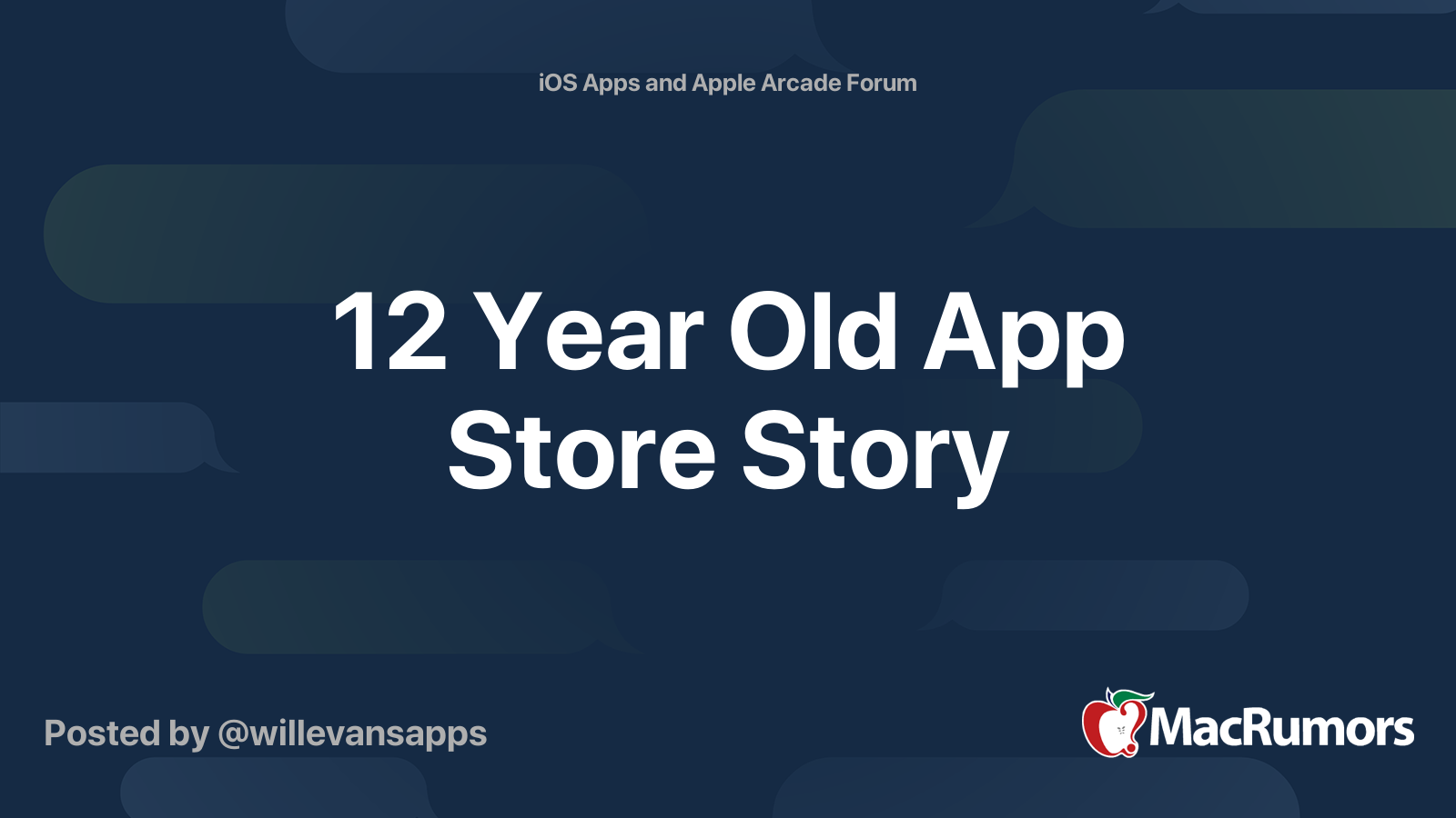 12 Year Old App Store Story MacRumors Forums