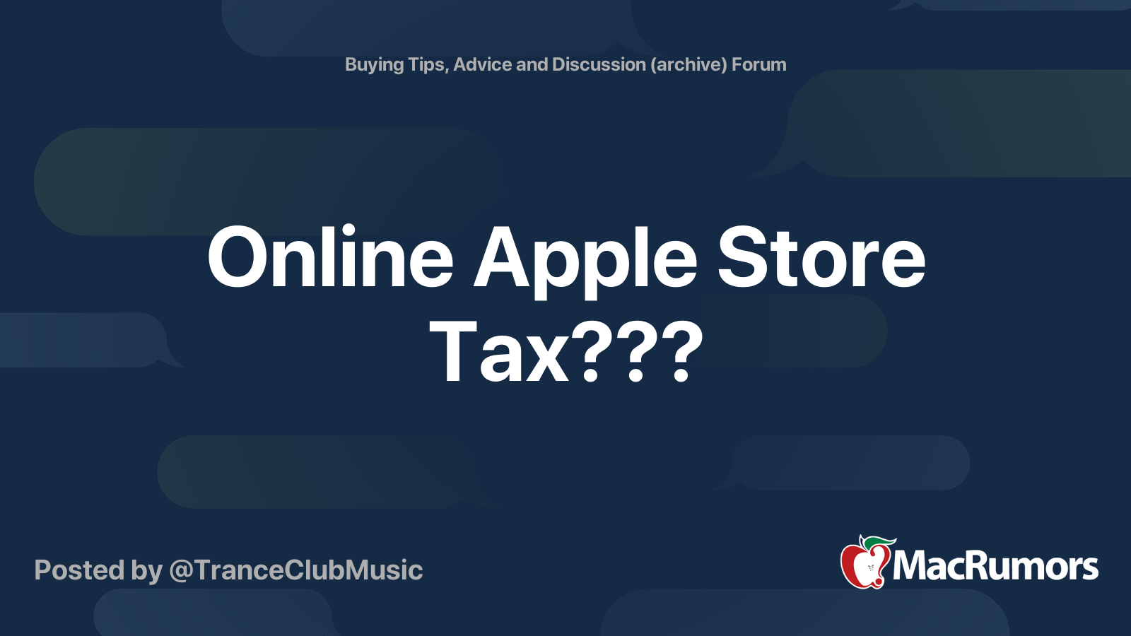 is apple store tax free