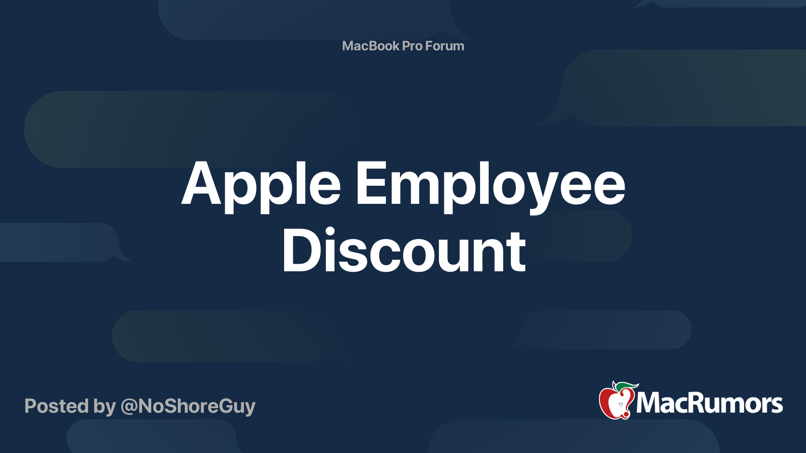 Apple Employee Discount MacRumors Forums