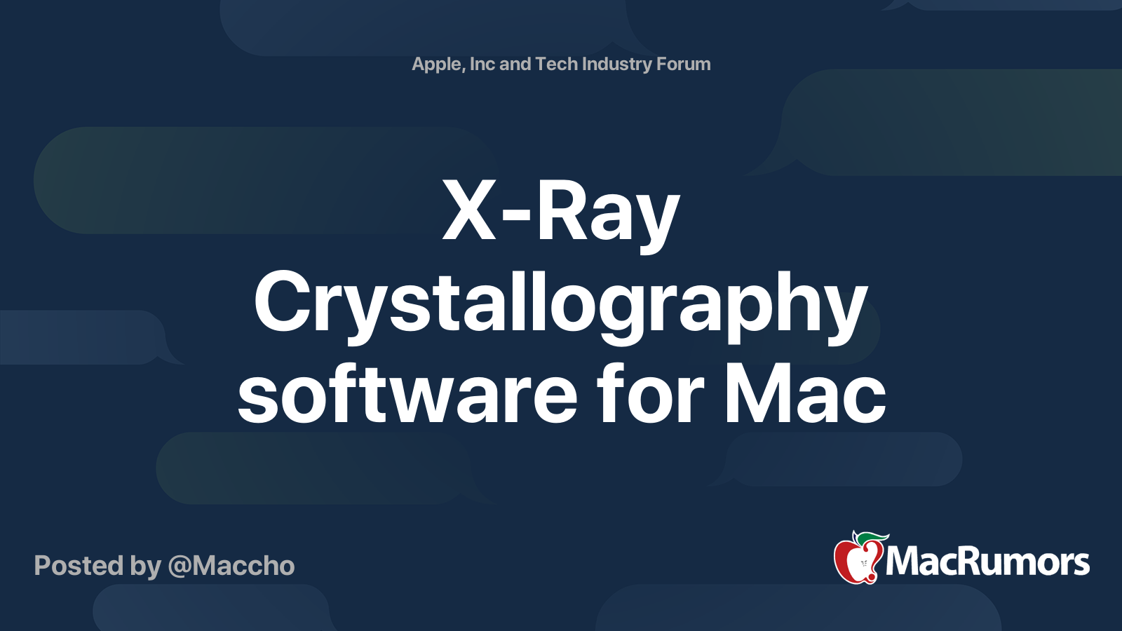 X ray diffraction software mac free