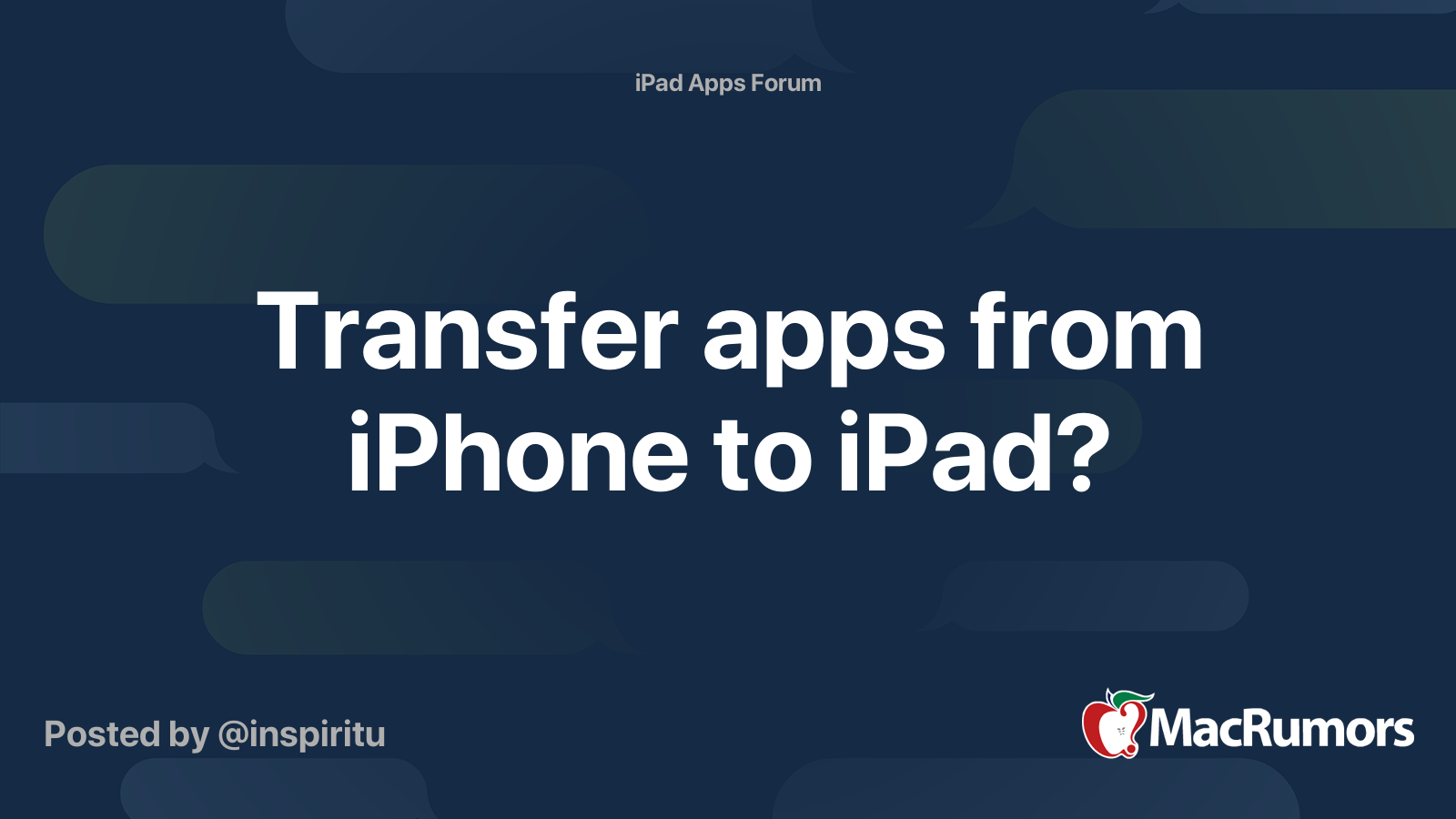 transfer-apps-from-iphone-to-ipad-macrumors-forums