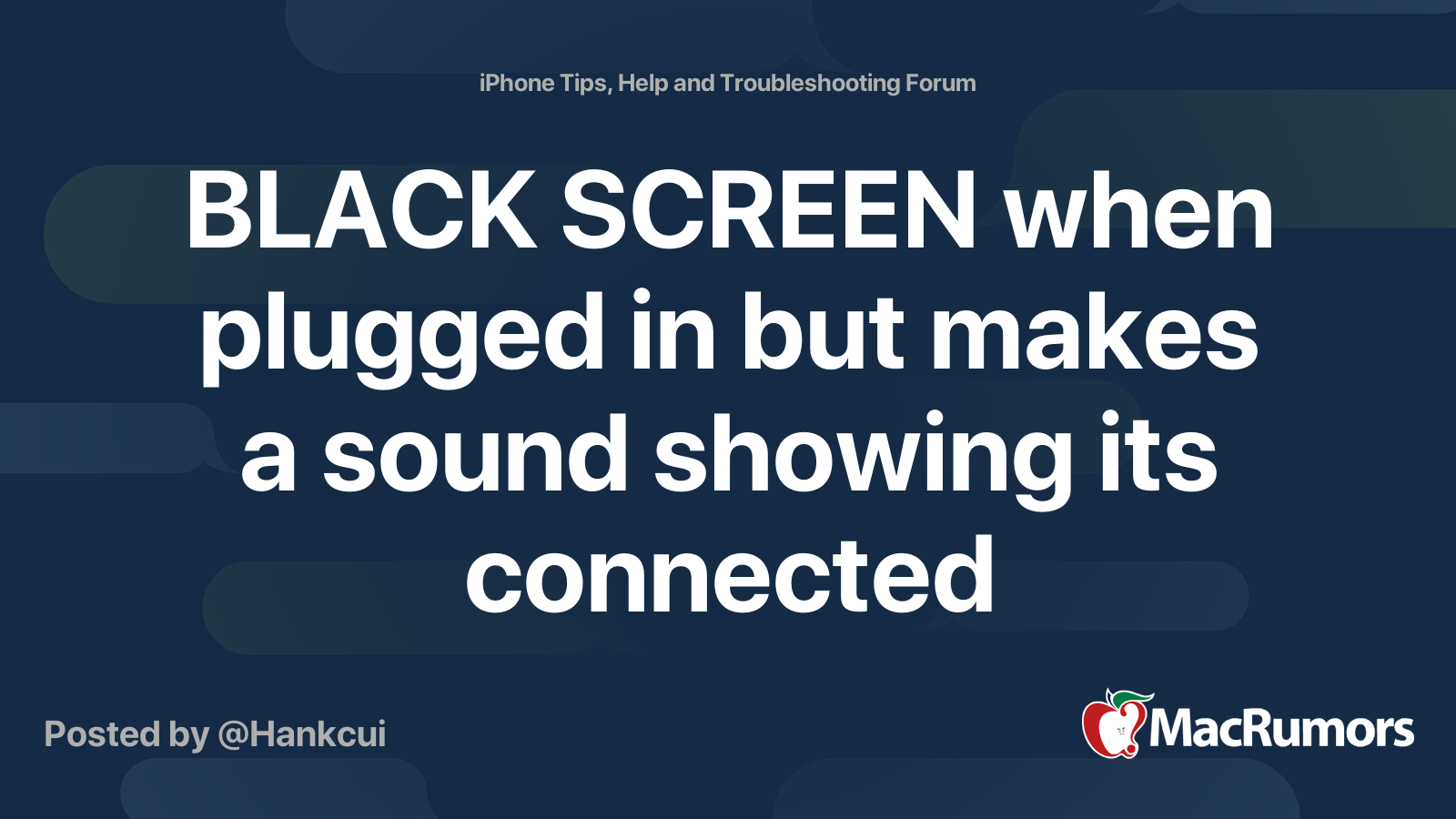 Black screen with no sound