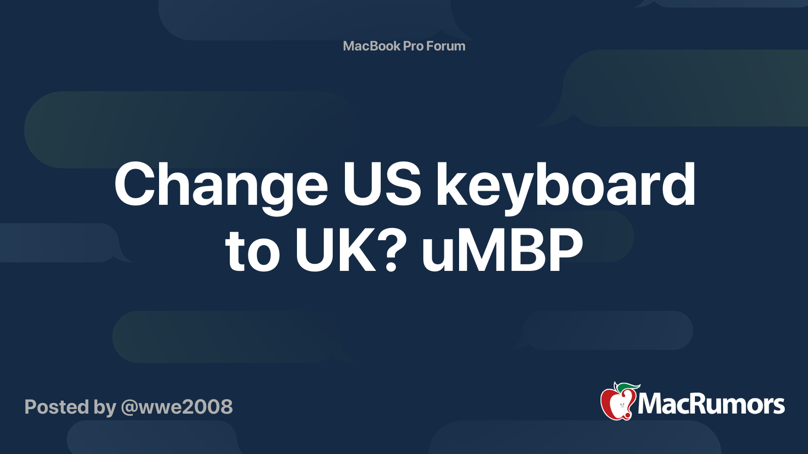 Change Us Keyboard To Uk Umbp Macrumors Forums