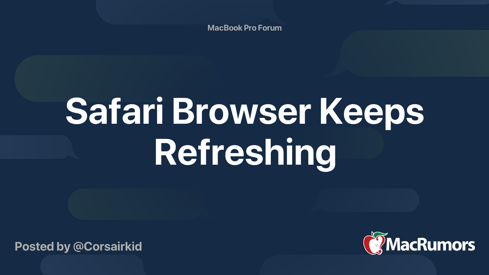 safari browser keeps refreshing