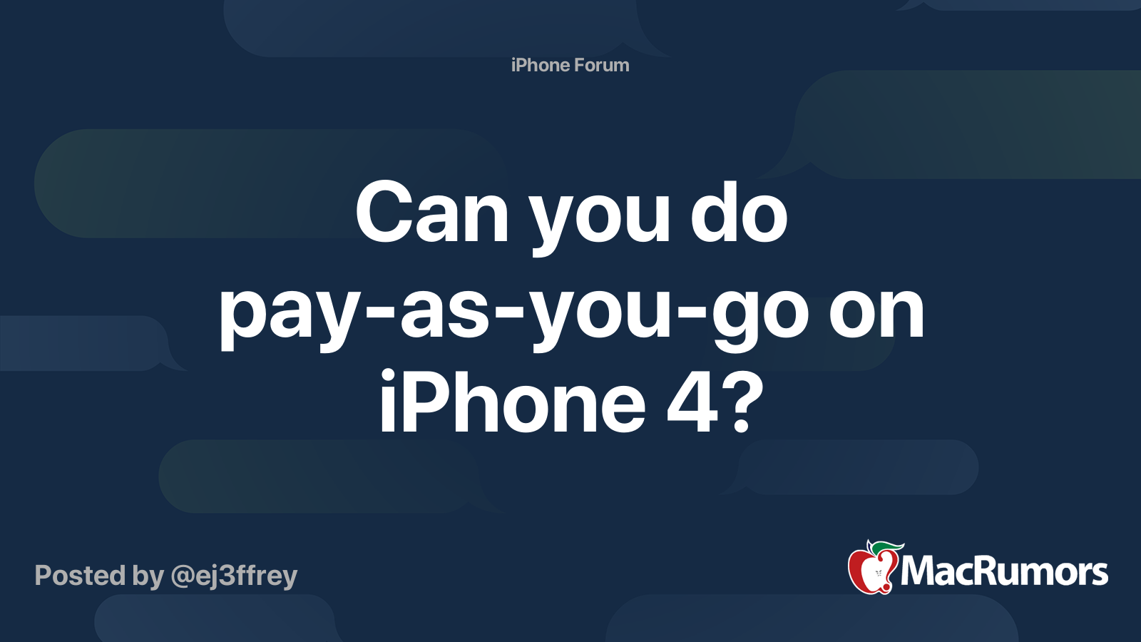 iphone 4 pay as you go