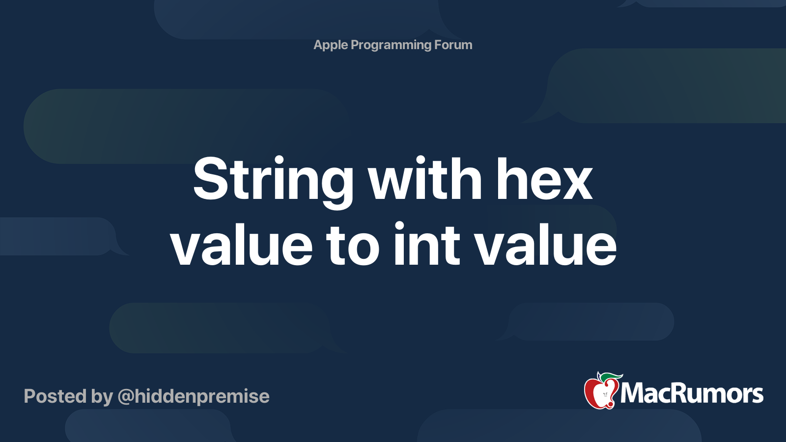 string-with-hex-value-to-int-value-macrumors-forums