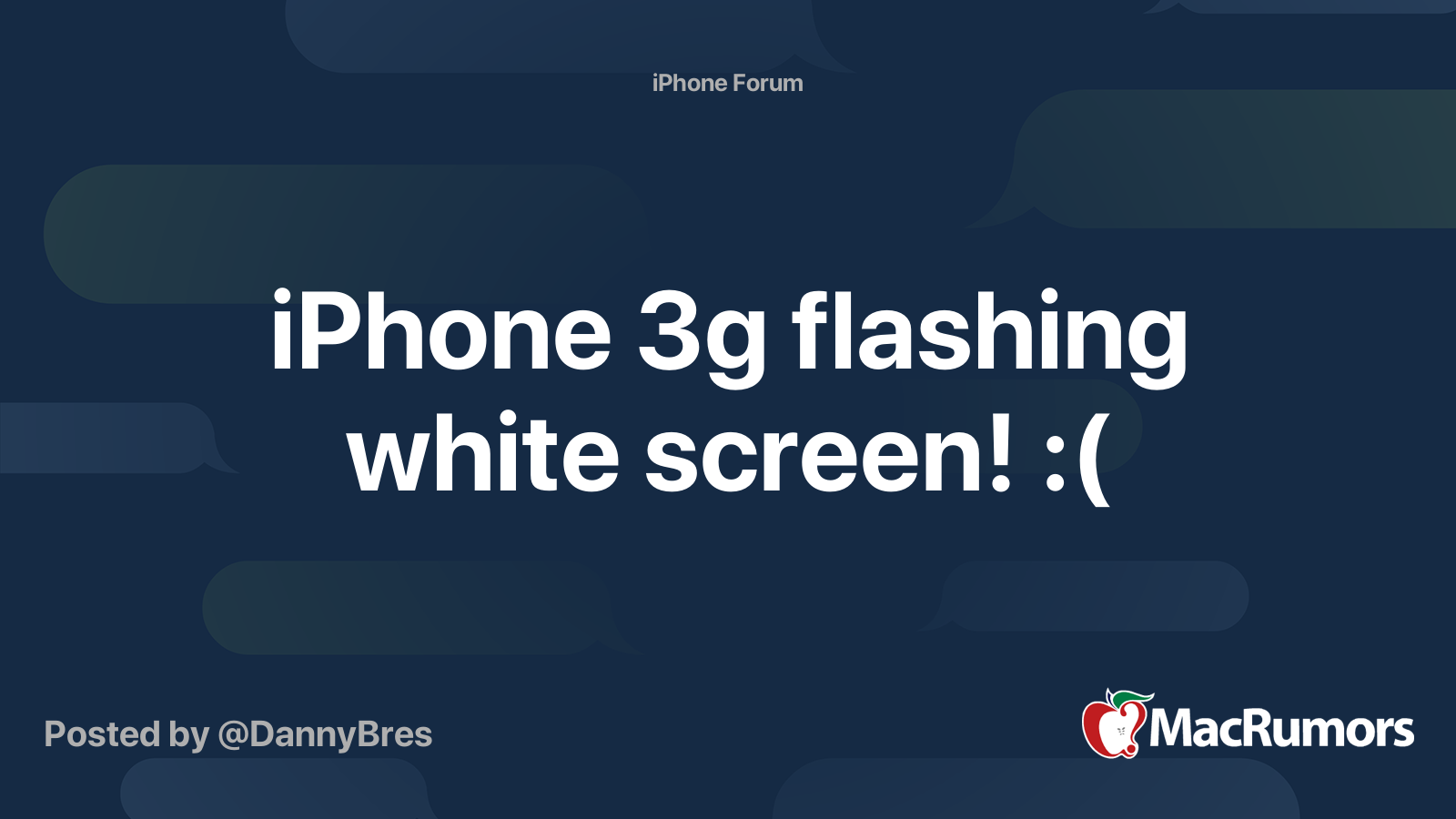 iphone screen flashing white light