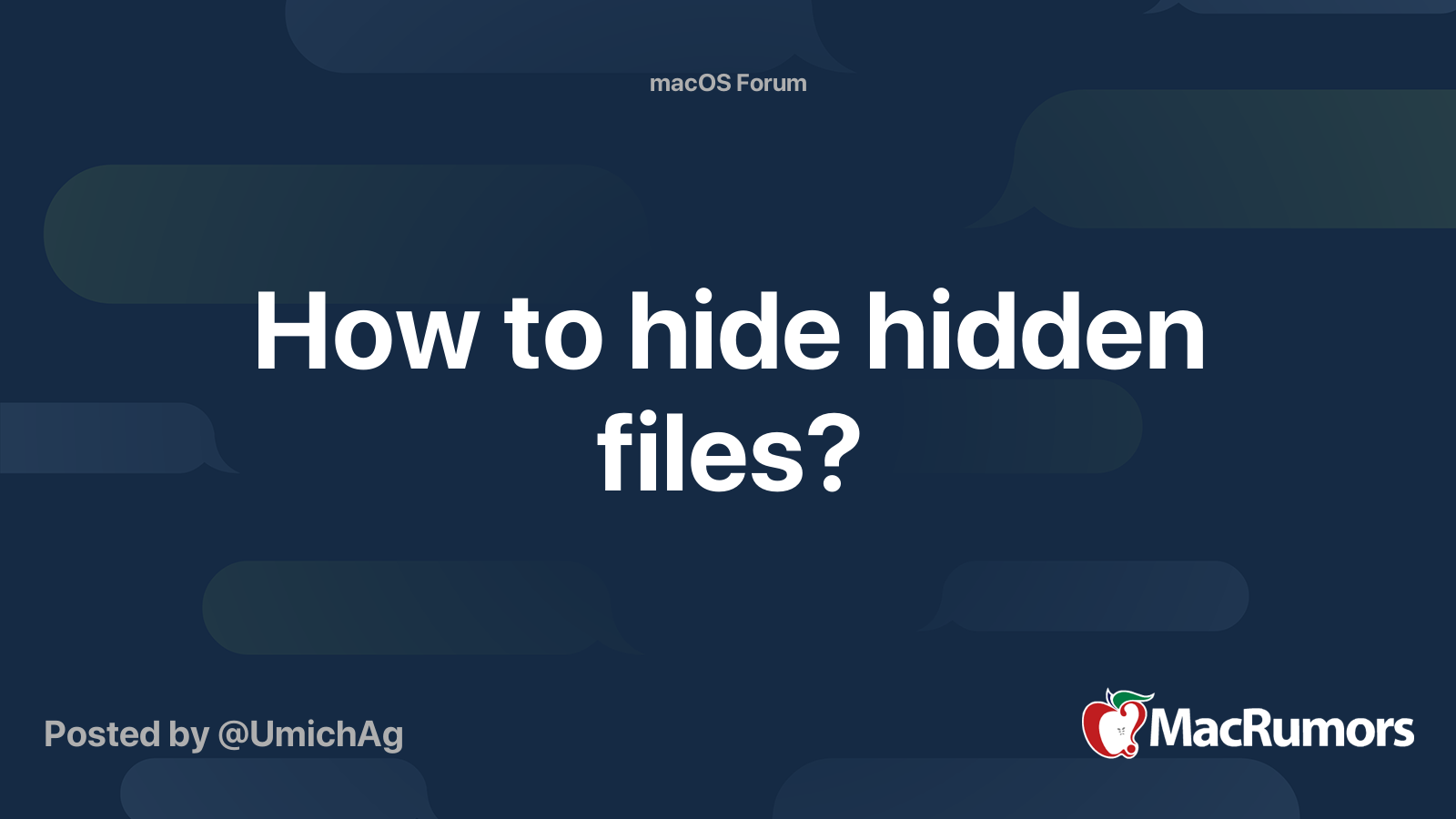 how-to-hide-hidden-files-macrumors-forums