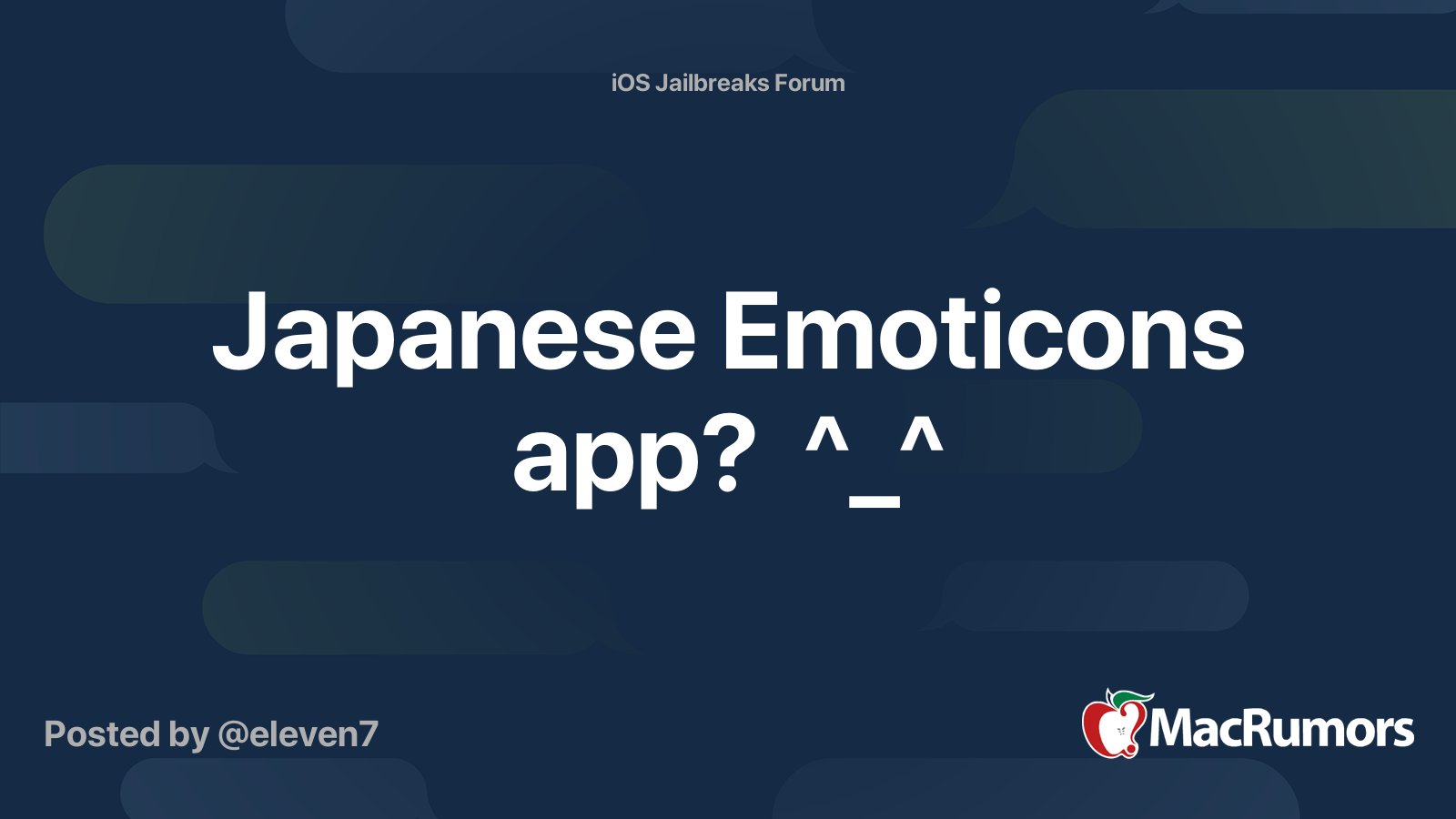 japanese-emoticons-app-macrumors-forums