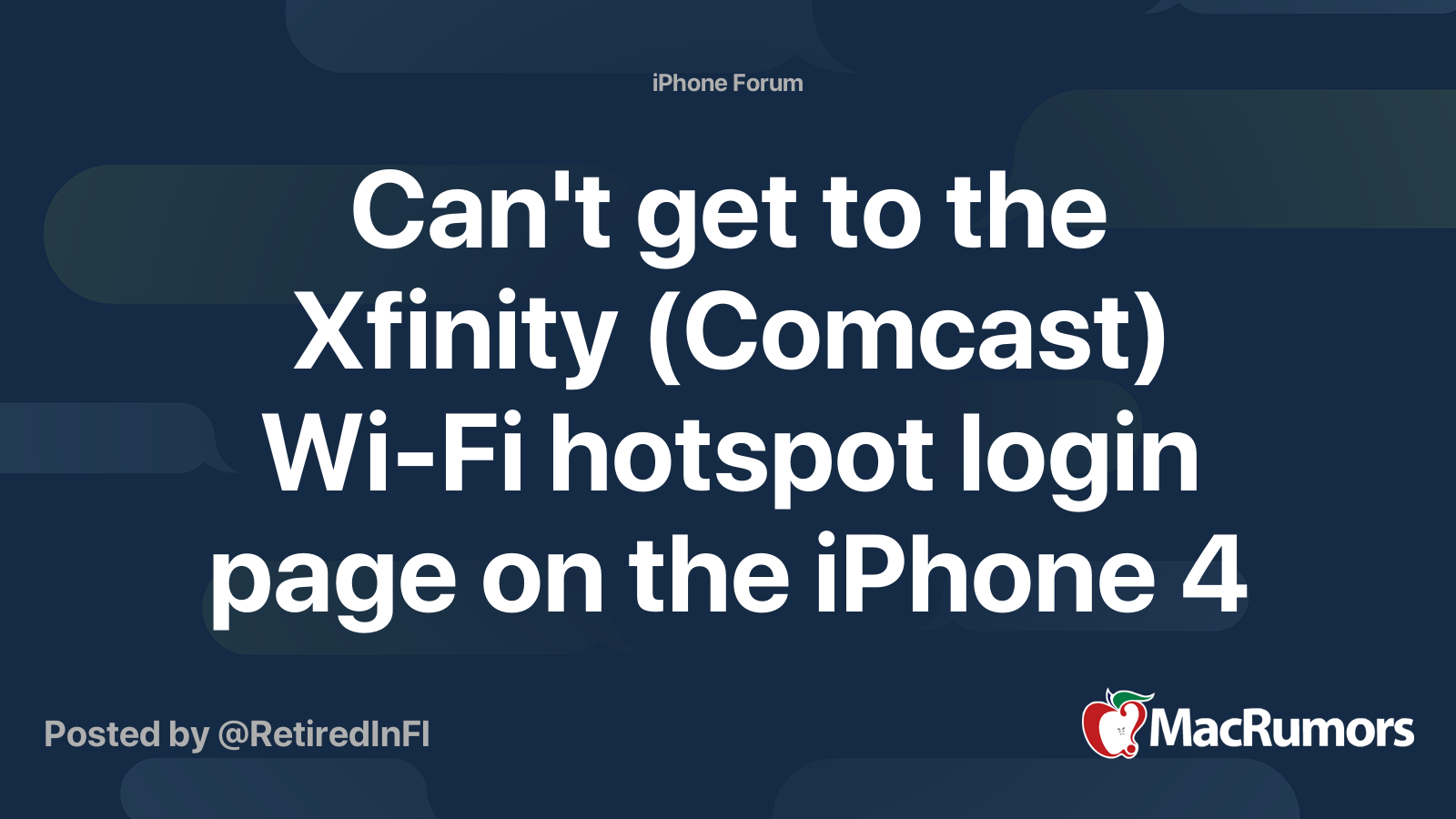 Can T Get To The Xfinity Comcast Wi Fi Hotspot Login Page On The