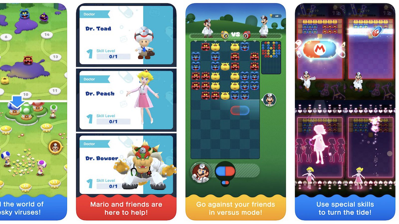 Here's how multiplayer works in 'Dr. Mario World