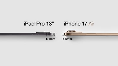 iPad Pro vs iPhone 17 Air features