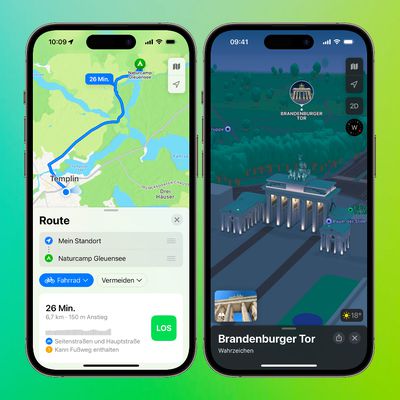 Apple Maps Cycling Germany