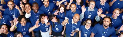 apple retail staff overhead