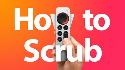Siri Remote 2 how to scrub Feature copy