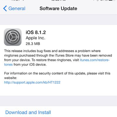 ios 8 1 2